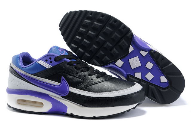 Nike Air Max Classic BW With Black White Purple - Click Image to Close